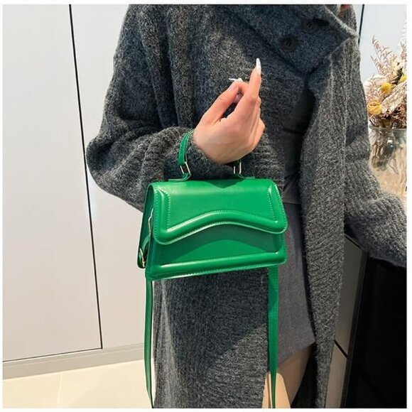 Mini Purse Women PU Small Crossbody Bag Compact Handbag with Large Capacity - Picture 3 of 4